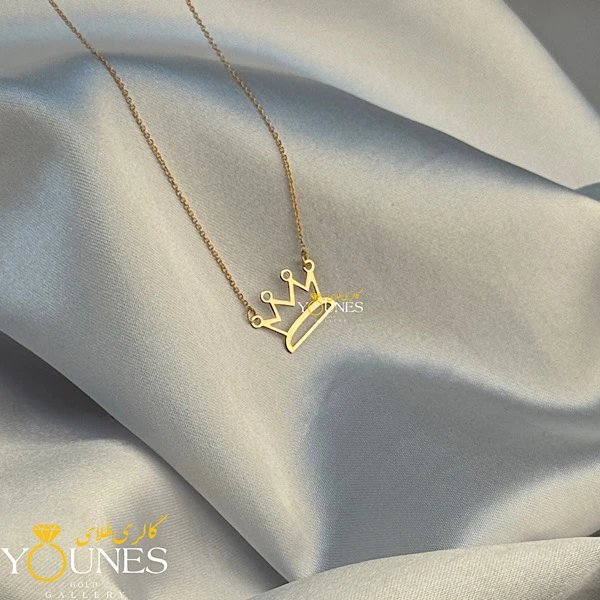 گردنبند تاج طلا